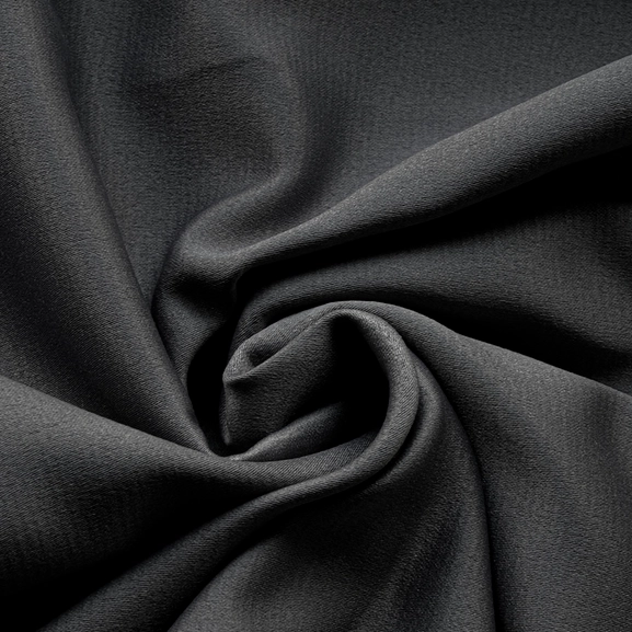 Flame retardant curtain LUTON, black, made-to-measure