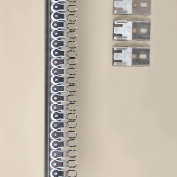 Gardinskena Bendable i varmsilver