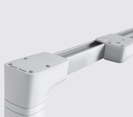 Motoriserad gardinskena, reglerbar