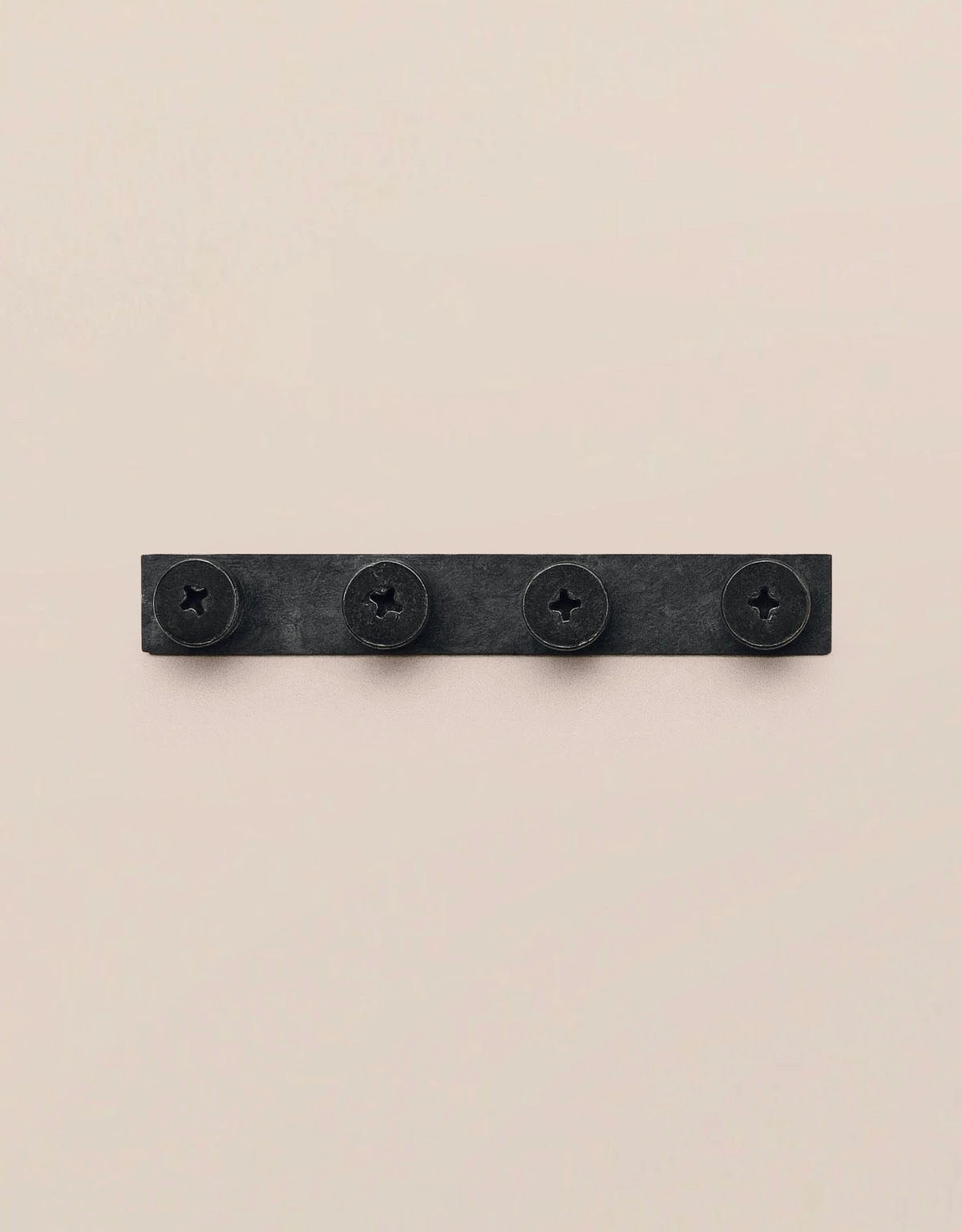 Svart skarvdel till gardinskena