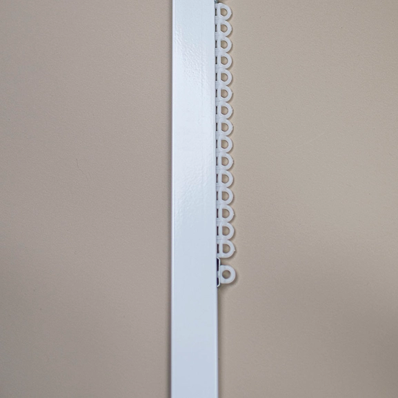 Alex curtain rail, white, incl. gliders (brackets not included)