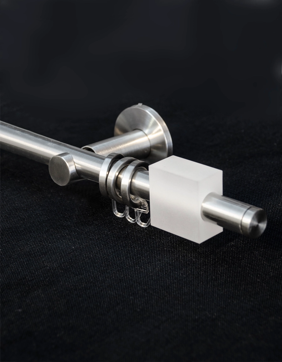 Infront Square Frost curtain rod, stainless steel