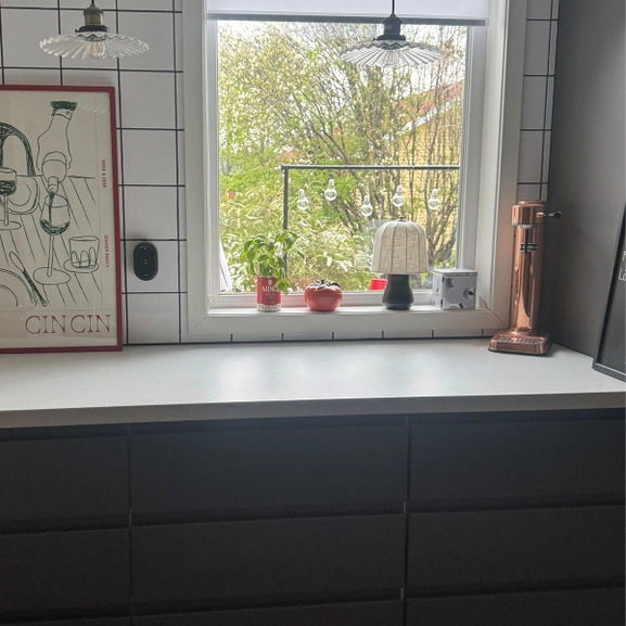 Avskärmande rullgardin Tension i köksfönster