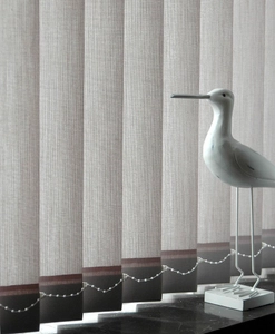 Opti Pro vertical blind, fabric screening Jade, made-to-measure, several colors