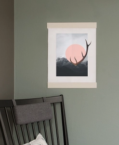 Panel strip/decor white glaze, 45.5cm, 1 set