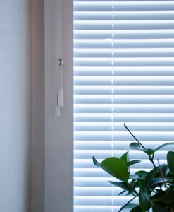 Vridstång till mellanglaspersienn, vit