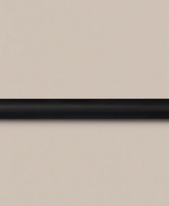 Svart gardinstång