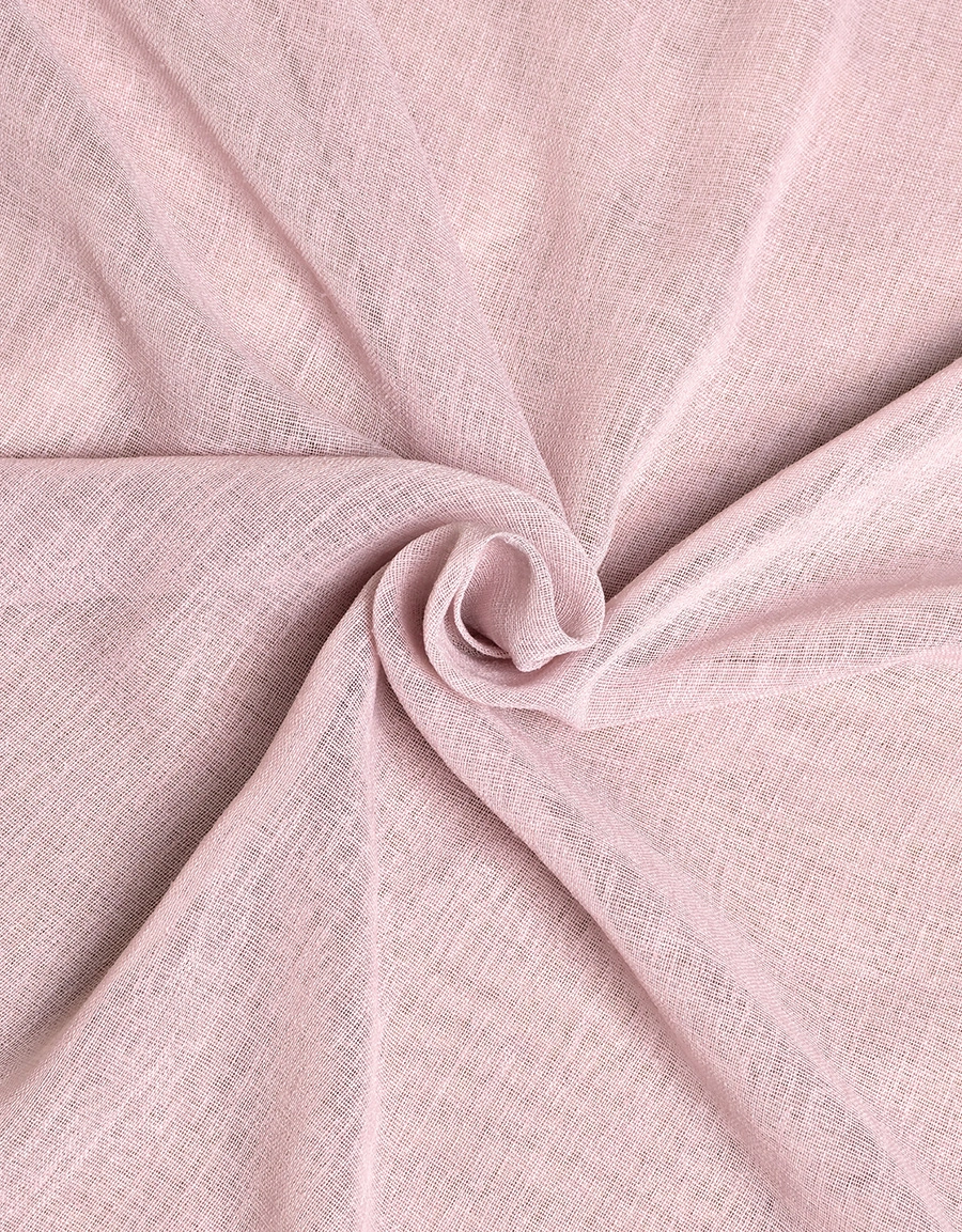 Närbild på gardintyg Malva, lavendel