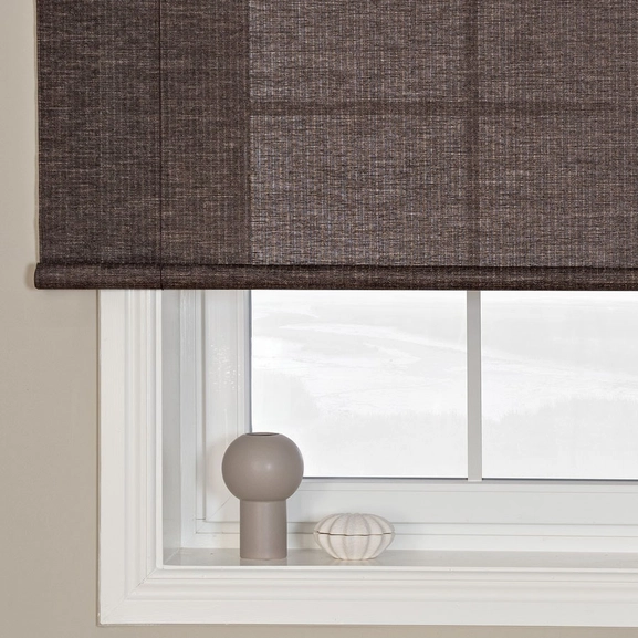 Kaffefärgad rolluprullgardin