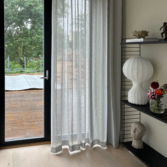 Blå avskärmande gardin Malva