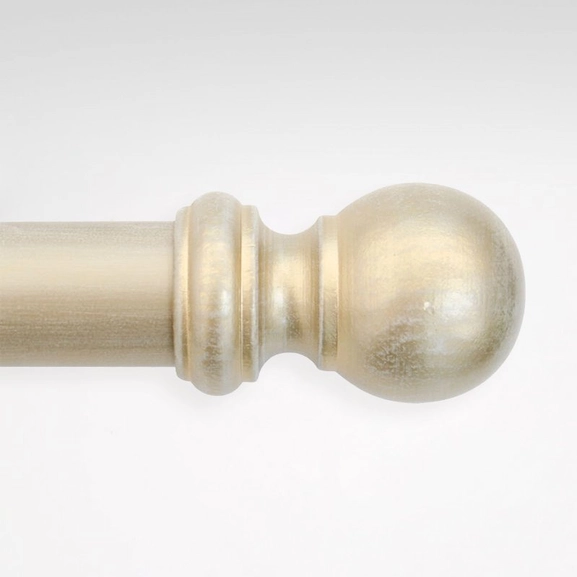 Ändknopp Gustaf Guld 50 mm