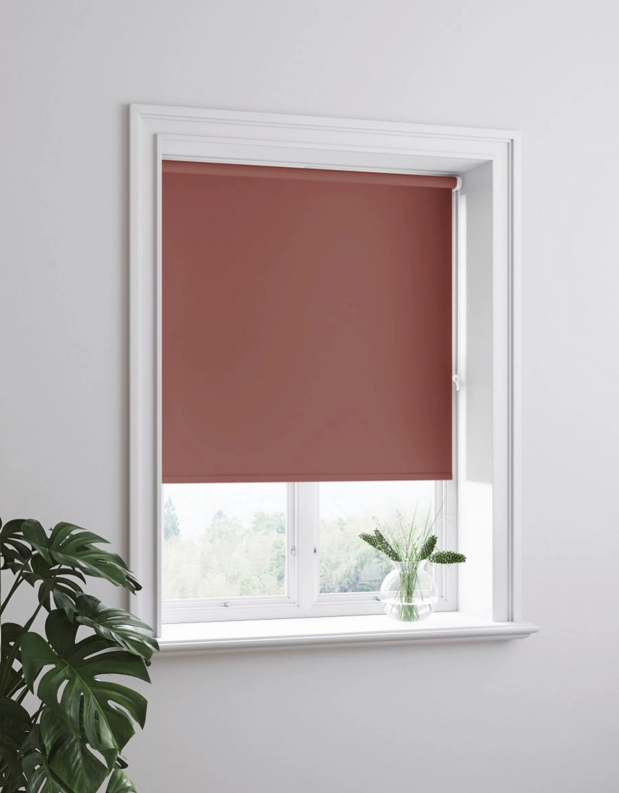 Rullgardin Diamond, mörkläggande, röd