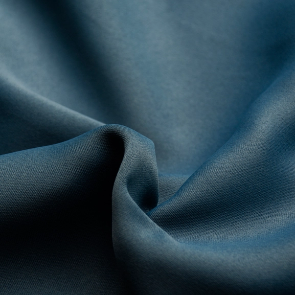 Närbild Dokie blå väv