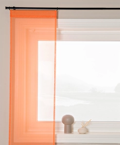 Orange transparent panelgardin