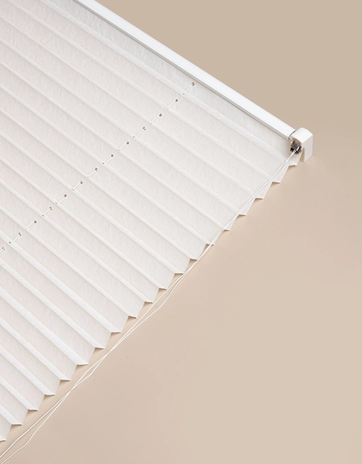 Avskärmande plisségardin