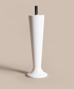 Vita sängben i stilren design