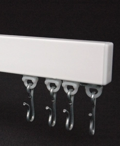 Glid med metallkrok, för duschdraperiring Hasta