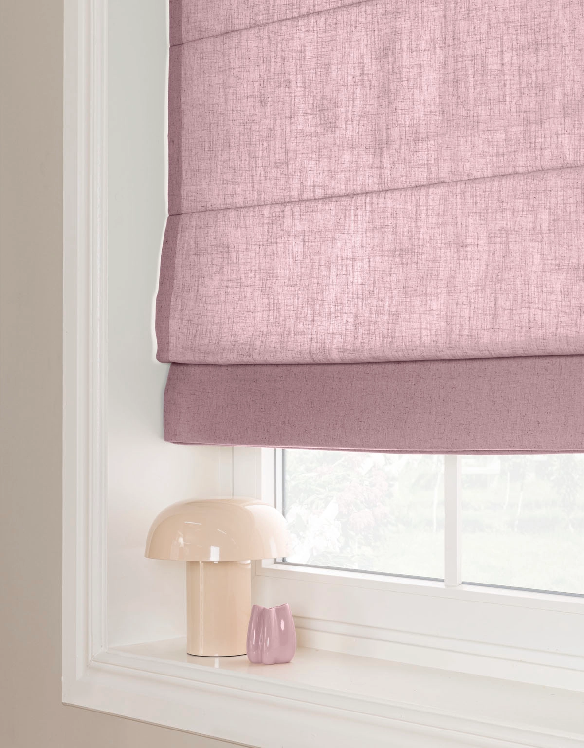 Dovlila hissgardin i linneblandning