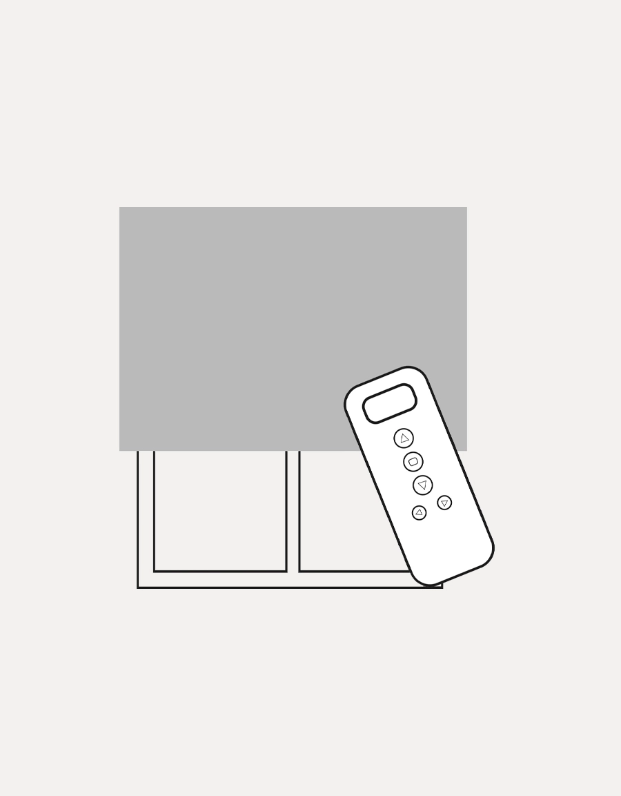 Programmering rullgardinsmotor