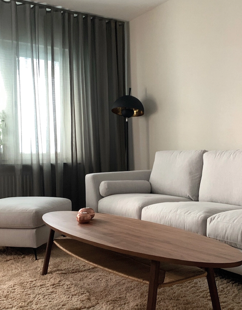 Viska dovgrön i vardagsrum