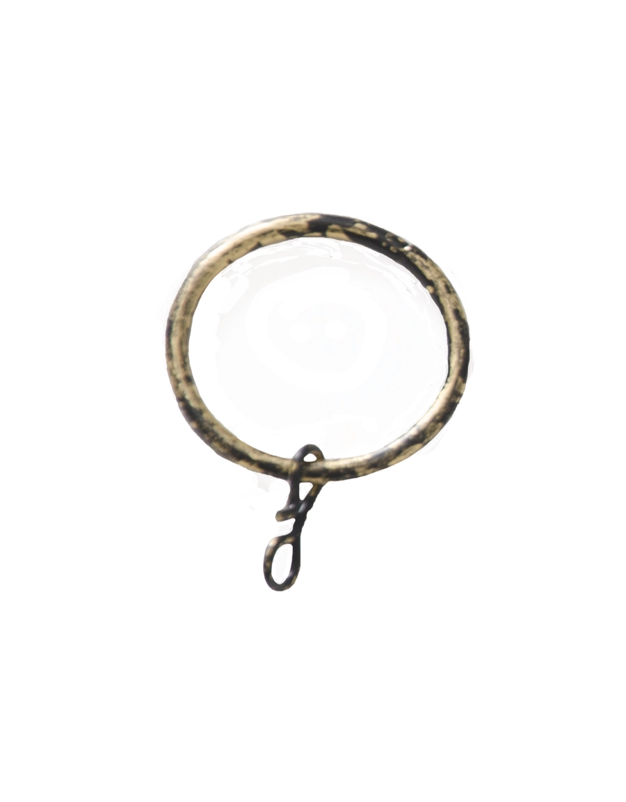 Curtain ring for 25–28 mm rod – Black gold