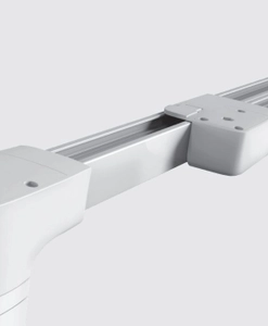 Motoriserad gardinskena, reglerbar