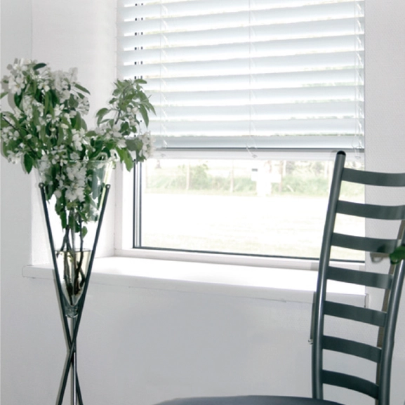 Venetian blind white or silver, alu 50 mm