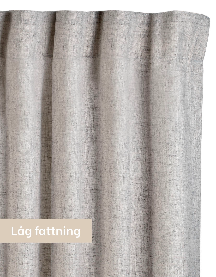 Justerbar gardinkrok låg fattning