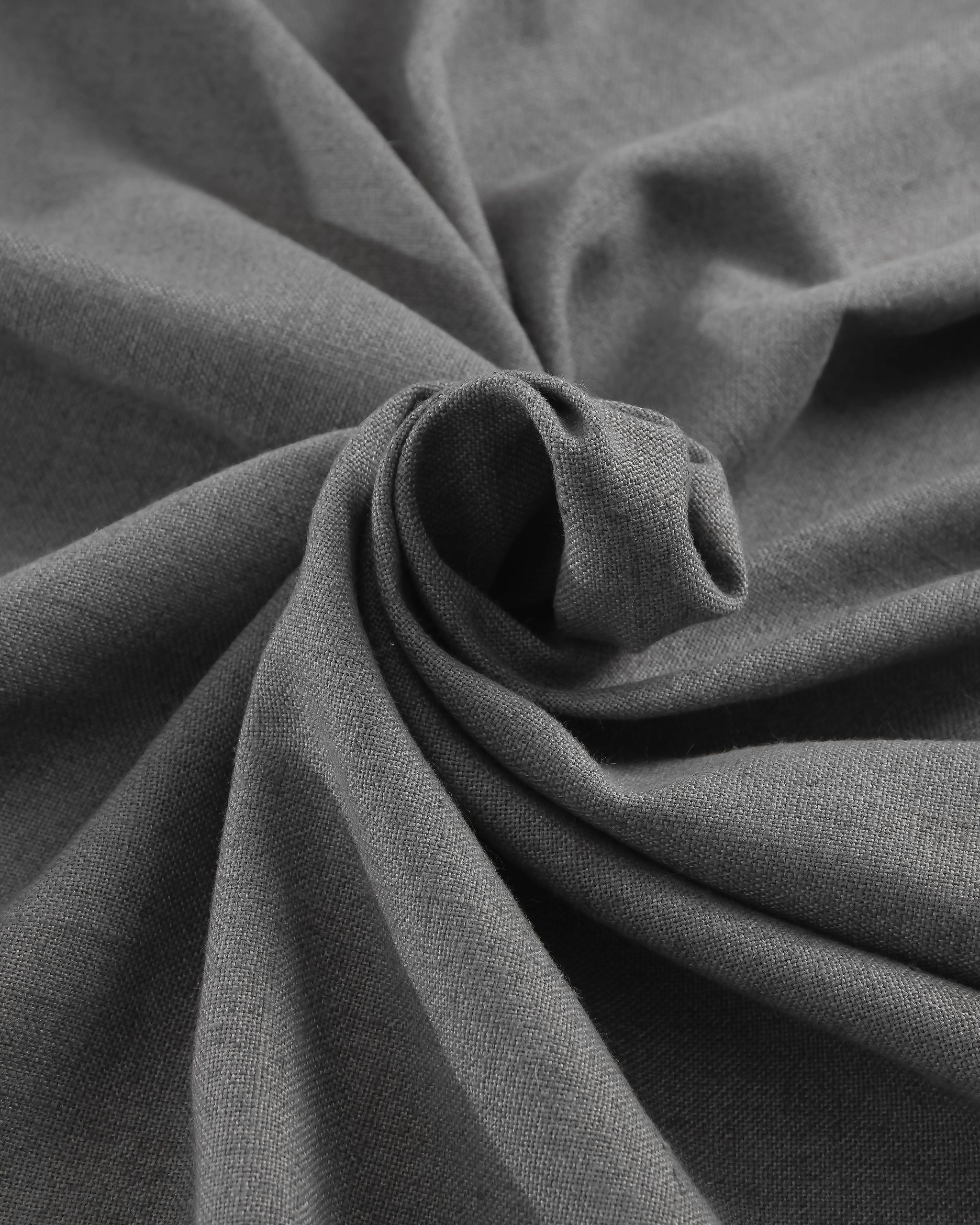 Gardin Lina, mörkgrå, närbild tyg