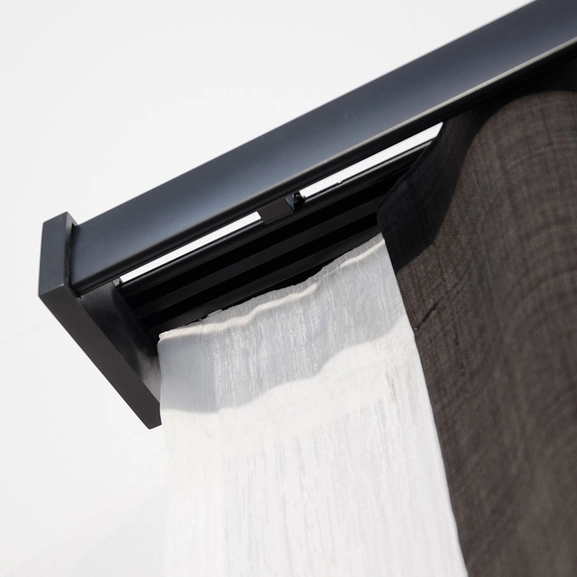 Alu Dream curtain rail, with pelmet