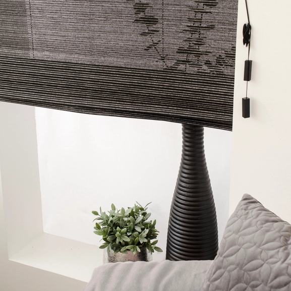 Hissgardin Line, grå/svart