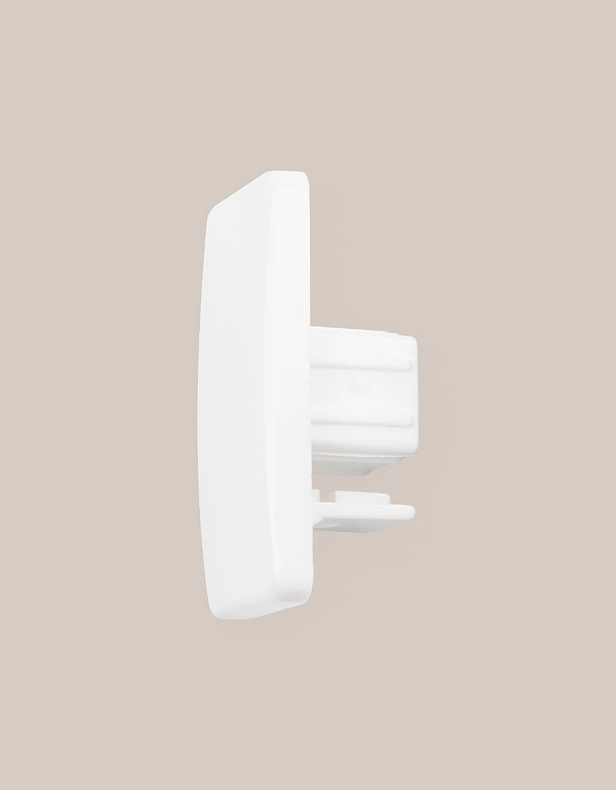 White cover cap for Cabin rail.