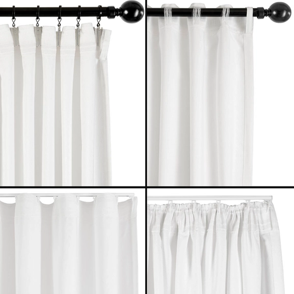 Curtain Vida white