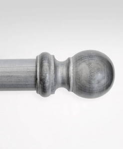 Ändknopp Gustaf Silver 50 mm
