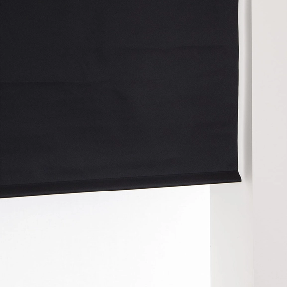 blackout roller blind black