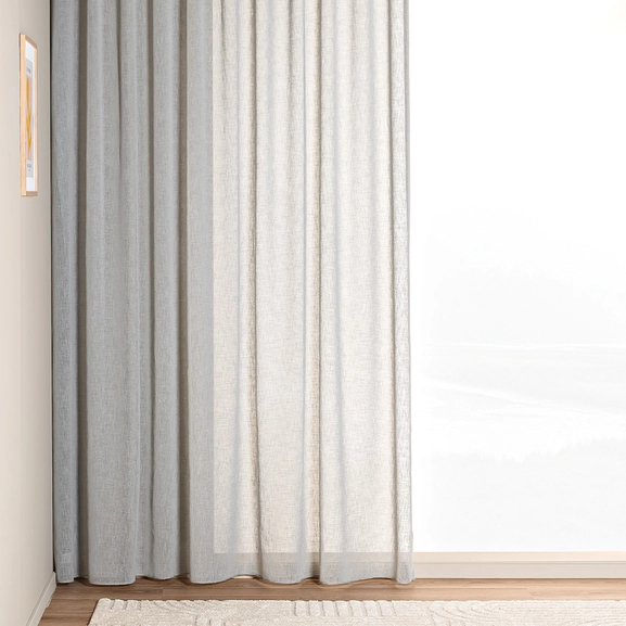 Skir gardin Malva, blå