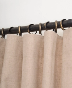 Gardinring, svartguld, 10 st - Hasta Home