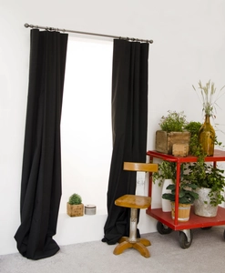 Gardinstång Svartsilver Hasta