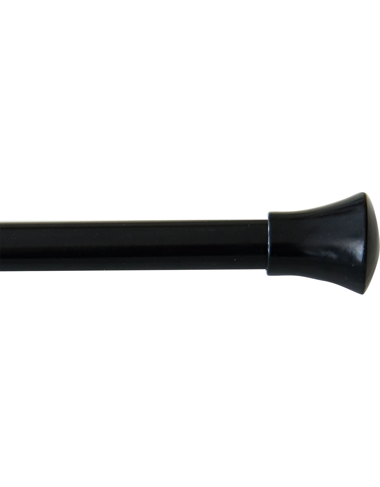 Vega curtain rod in black from Hasta