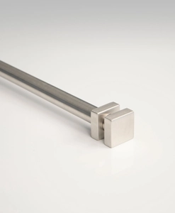 Gardinstång Infront square, rostfritt stål, 18/20 mm eller 26/28 mm