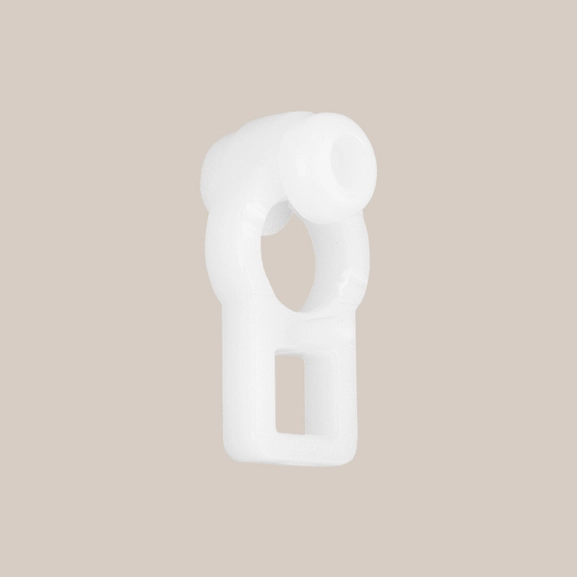 White roller glider for Cabin rail.