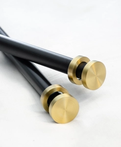 Finial brushed brass Hasta