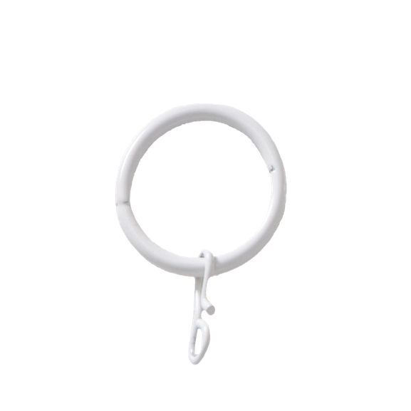 Curtain ring white Hasta