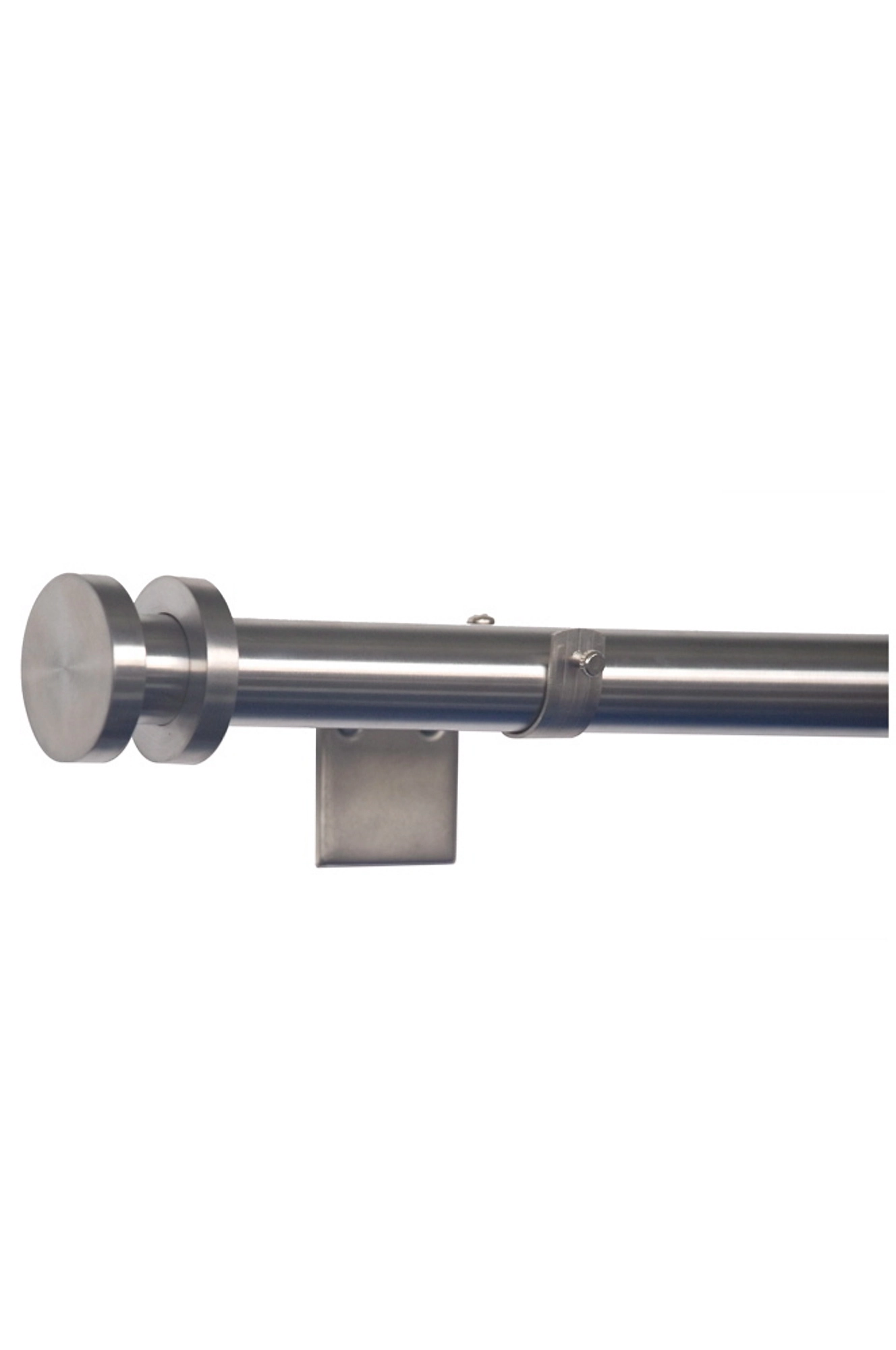 Infront curtain rod, stainless steel, 26/28 mm