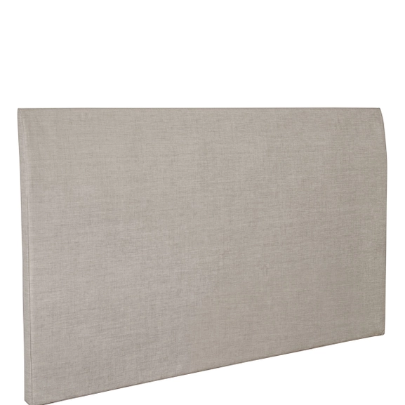 Beige sänggavel till dubbelsäng