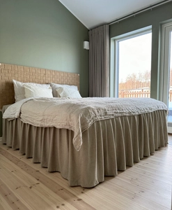 Måttillverkad sängkappa för kontinentalsäng