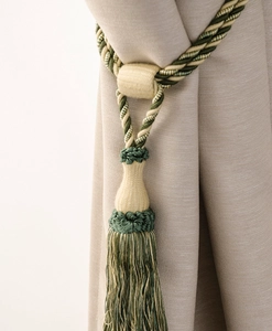 Curtain tieback Curtain tassel Green HAsta