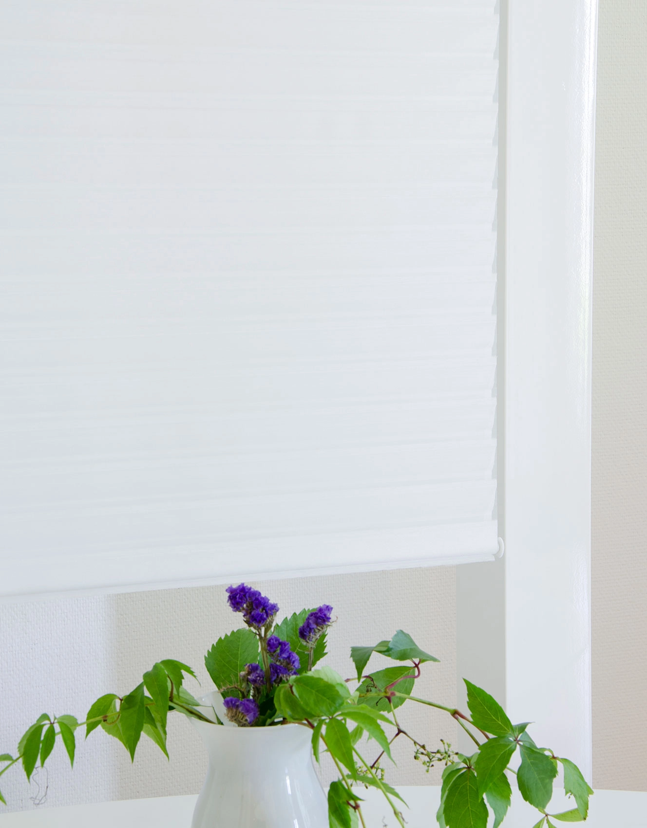 Textilrullgardin Daybreak vit