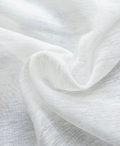 Närbild gardintyg Skimra, vit