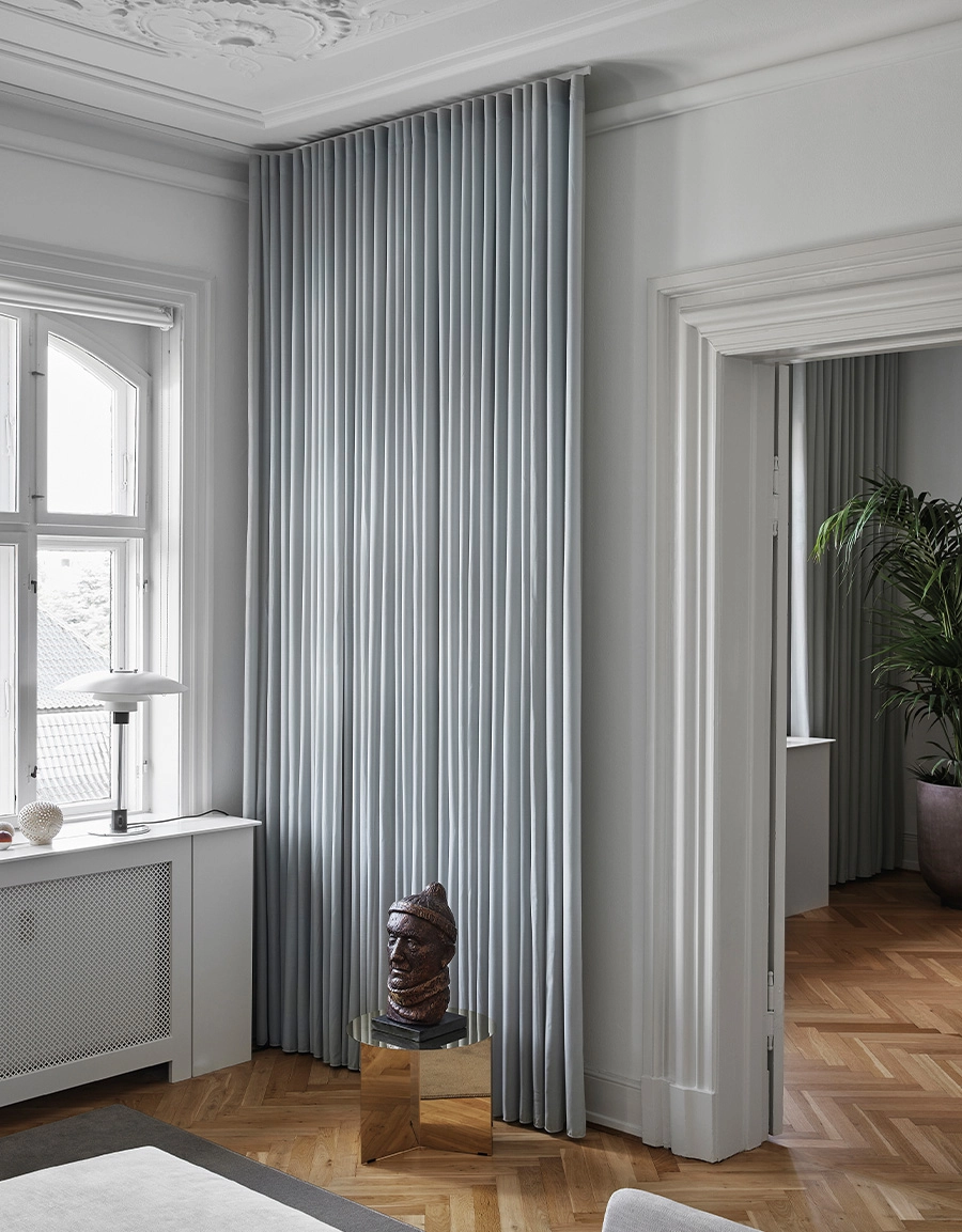 Gardinskena Convex med hörnböj